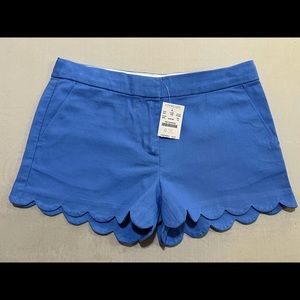 Girls CrewCuts(J. Crew) Scalloped Hem Purple Shorts Size 12
